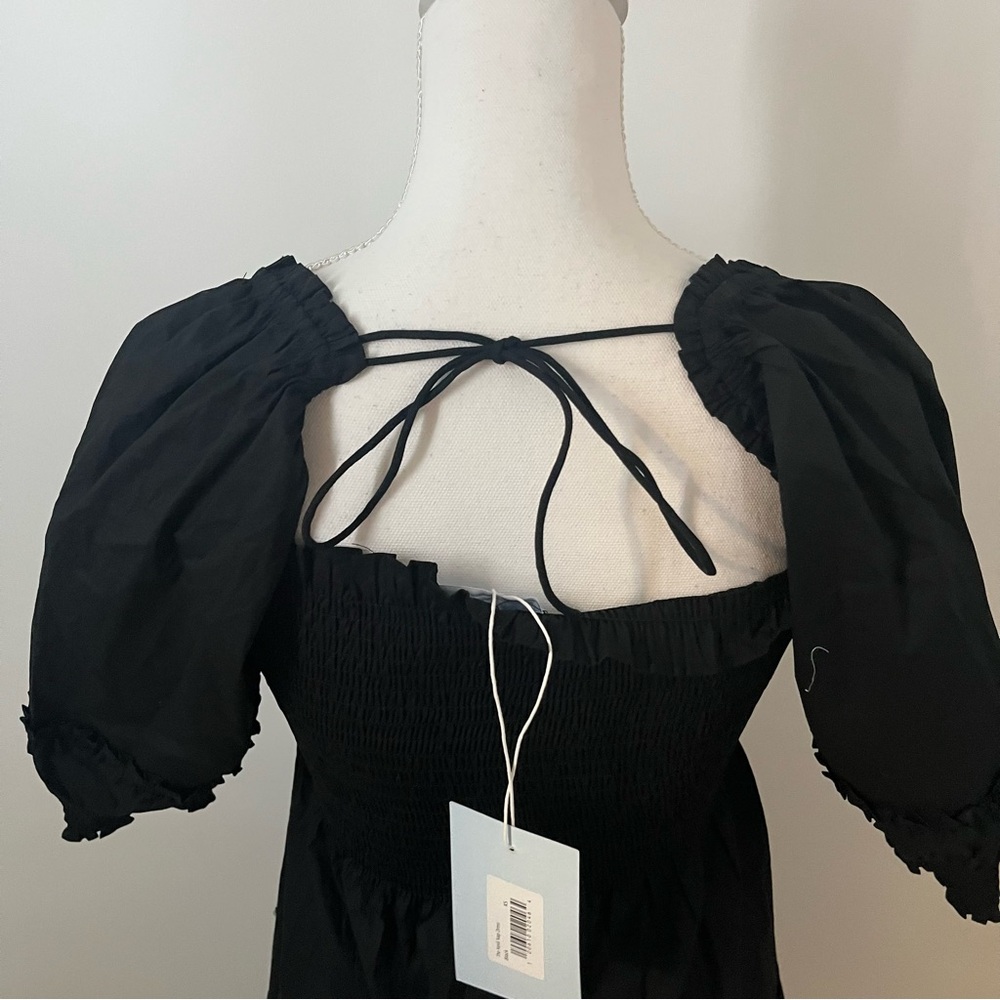 NWT Hill House The Nesli Nap Dress Black Extra-Small Women's - Picture 8 of 11